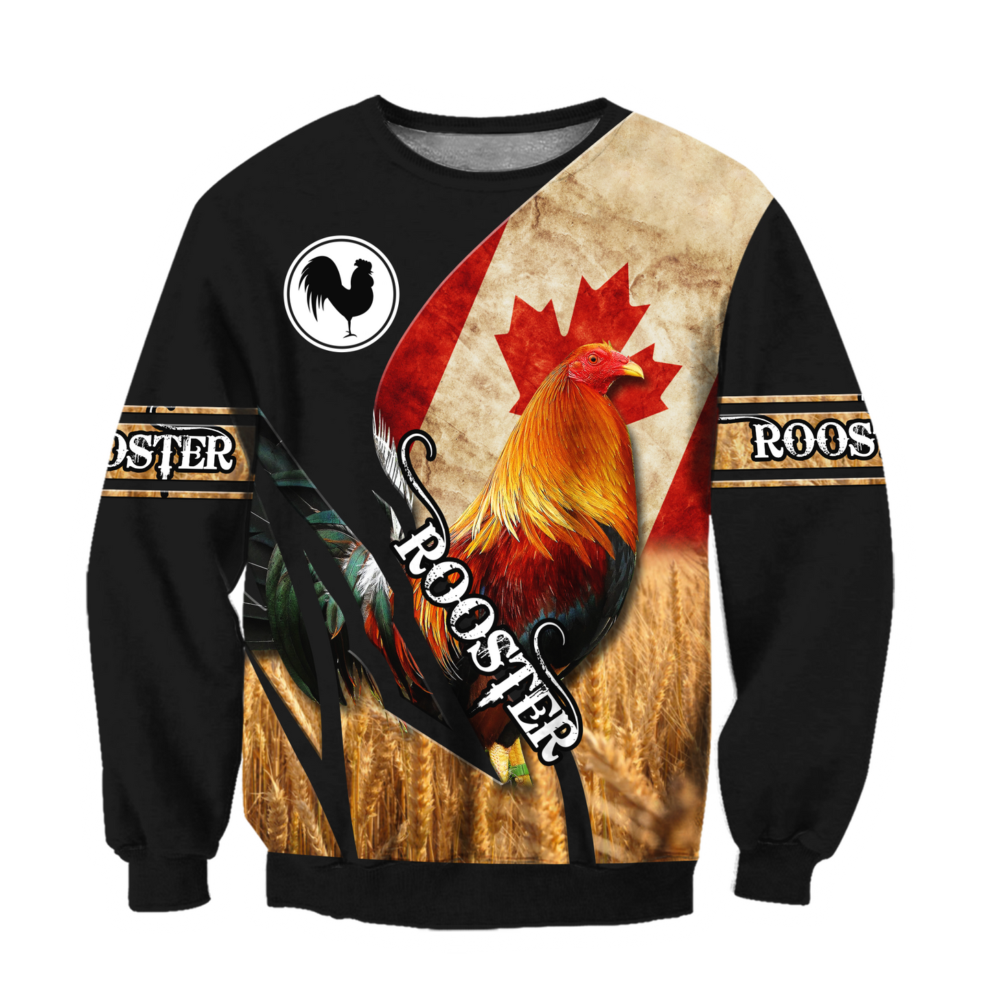 Personalized Canadian Rooster 3D Printed Unisex Shirt