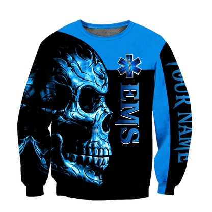 Premium EMS Personalized Name 3D All Over Printed Unisex Shirts