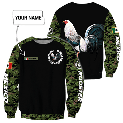 Personalized Mexican Rooster 3D Printed Unisex Shirts HHT08052102