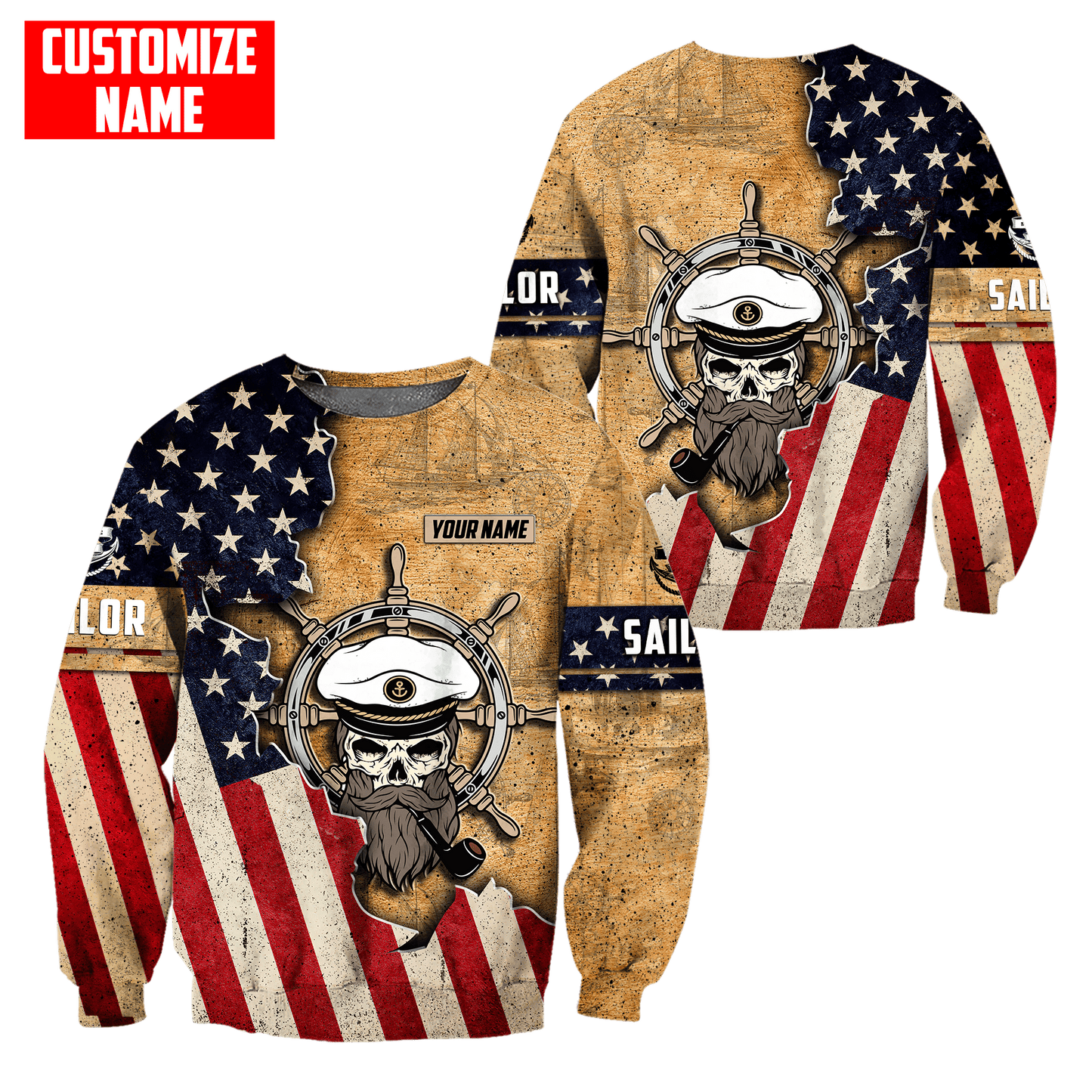 Customized name The Adventure Begins 3D All Over Printed Shirts