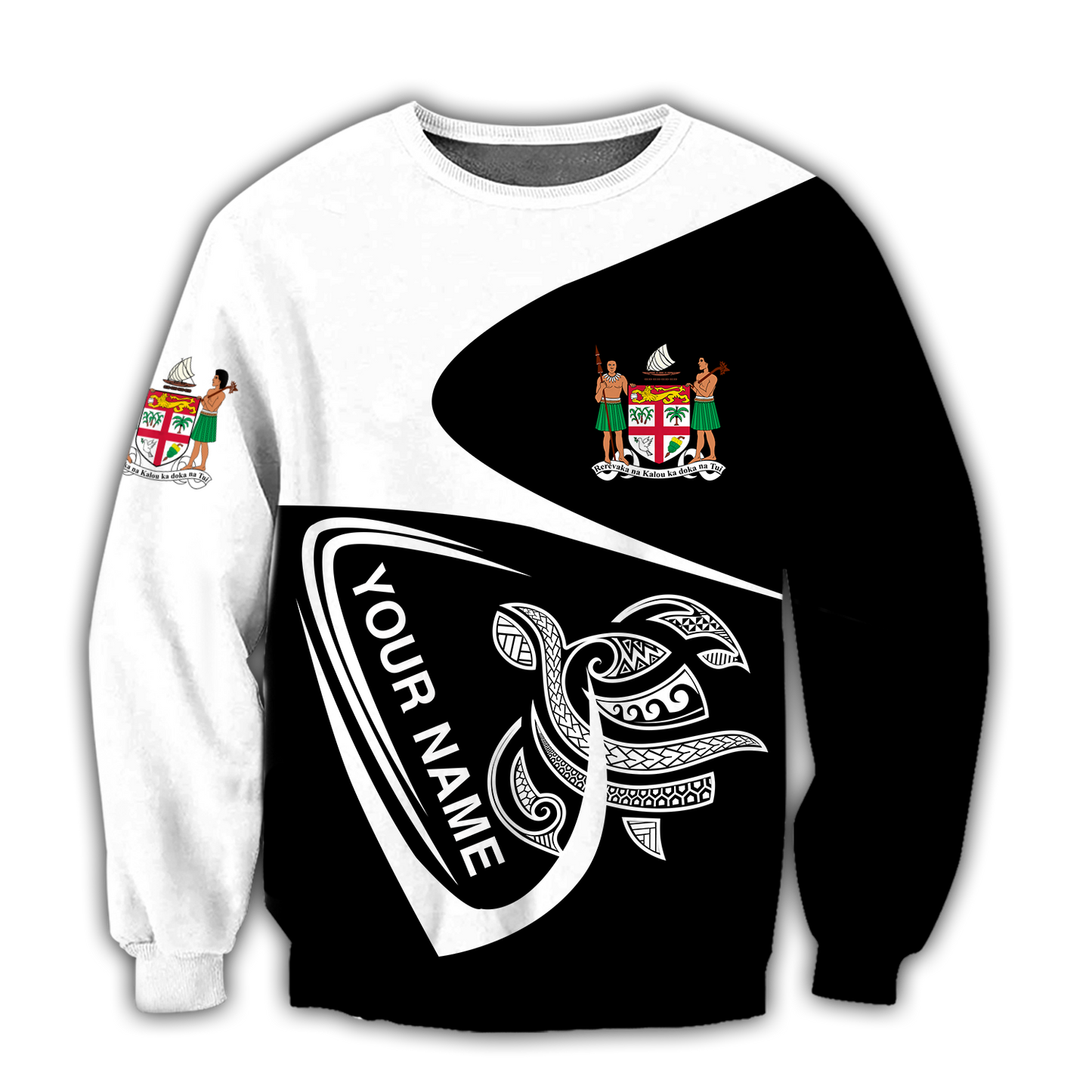 Premium Unisex Hoodie Polynesian Fiji Custom Name ML
