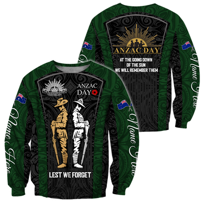 Personalized Anzac Day 3D All Over Printed Unisex Shirts