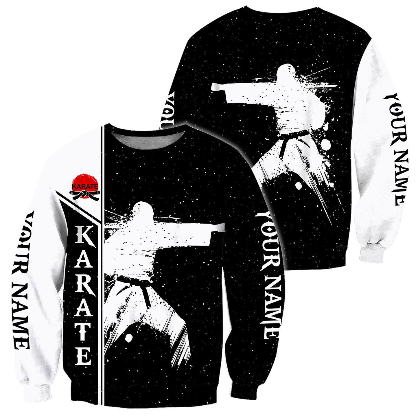 Customize Name Karate Hoodie For Men And Women TNA18032104