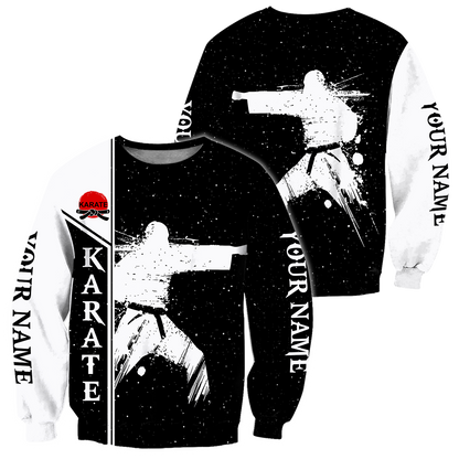 Customize Name Karate Hoodie For Men And Women TNA18032104
