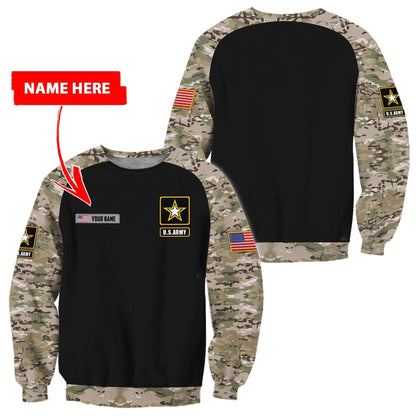 Personalized Name - The United States Army 3D All Over Printed Shirts