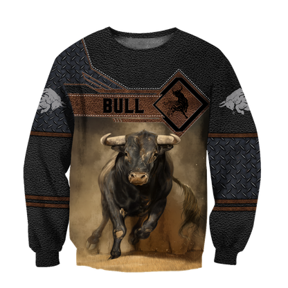 Bull 3D All Over Printed Unisex Shirts For Men And Women