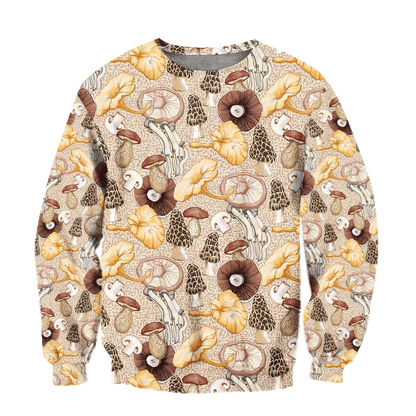 Edible mushroom Pattern 3d print shirts