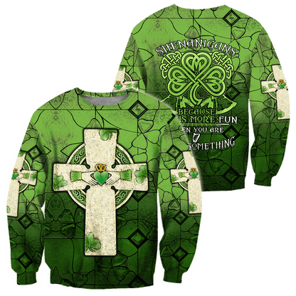 Irish Saint Patrick Day 3D All Over Printed Unisex Shirt