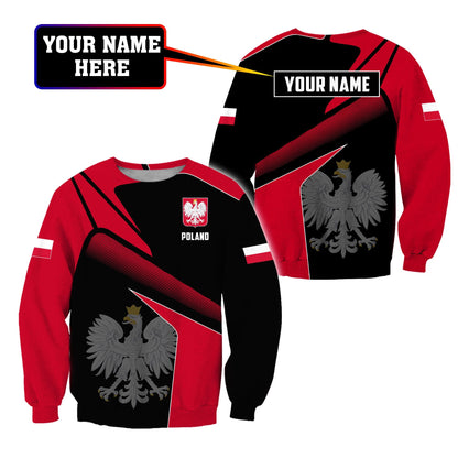 Personalized Polska 3D All Over Printed Unisex Hoodie