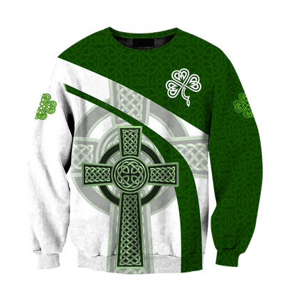 Irish Celtic Knot Cross 3D Design print shirts