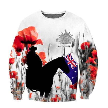 Premium Unisex Hoodie Remember Anzac Day ML