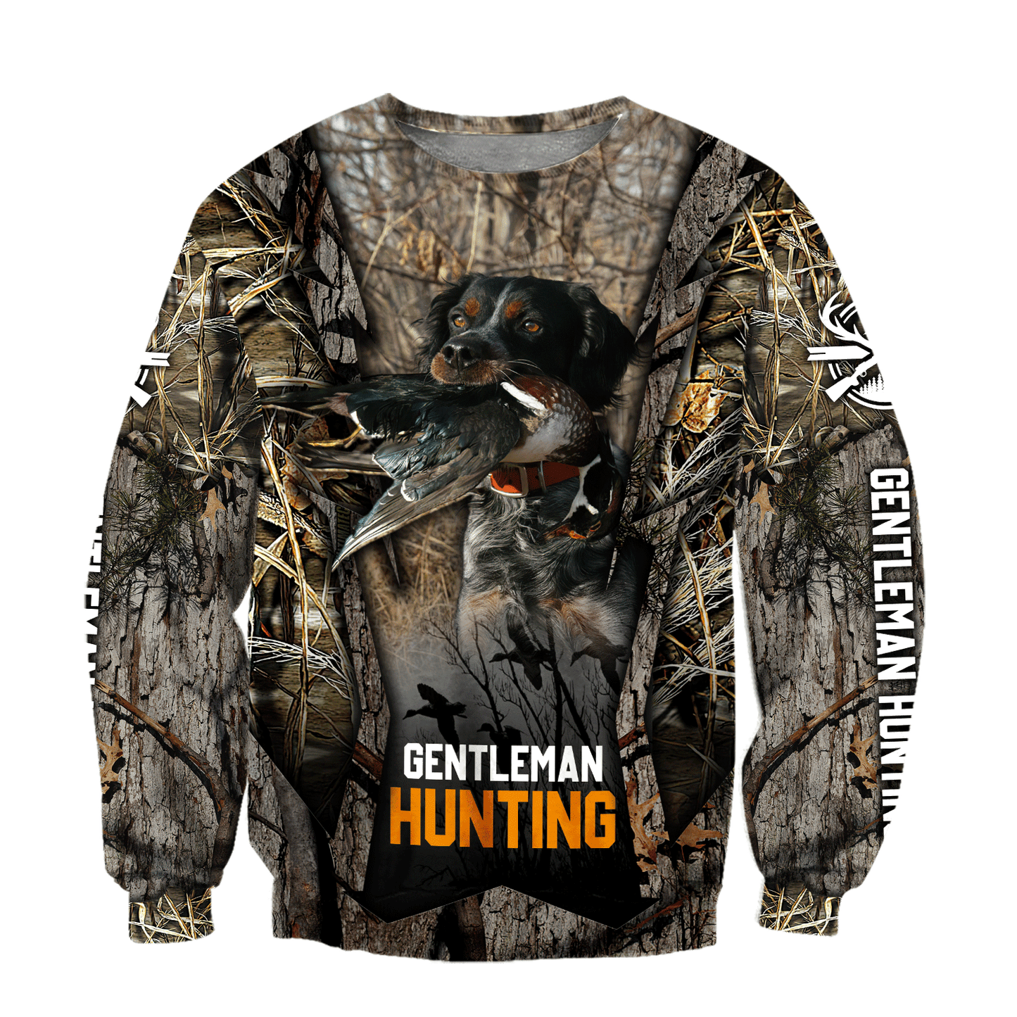 Hunting Dog 3D Over Printed Unisex Deluxe Hoodie ML