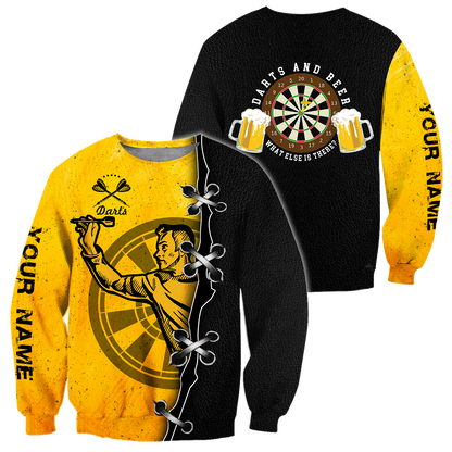 Darts Player No 7 Personalized Name 3D All Over Printed Unisex Hoodie