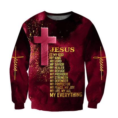 Premium Unisex Hoodie Easter Day Christian Jesus Is My Everything No53 ML