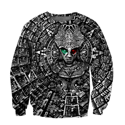 Aztec Warrior Mexican 3D All Over Printed Unisex Hoodie