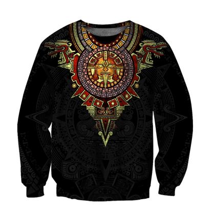 Aztec Mexico 3D All Over Printed Unisex Hoodie