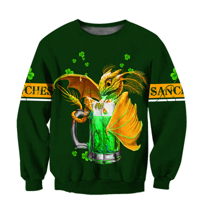 Customize Name Dragon Irish Hoodie For Men And Women MH25022102