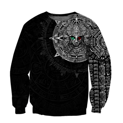 Mexico Aztec Warrior 3D All Over Printed Unisex Shirts