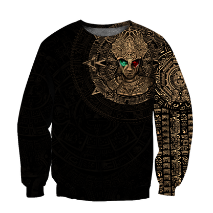 Aztec Mexican Hoodie 3D All Over Printed Unisex Shirts