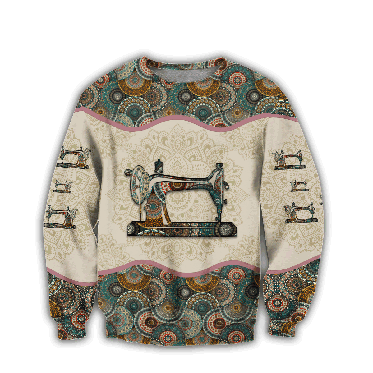 Sewing machine 3D All Over Printed Shirts For Men and Women