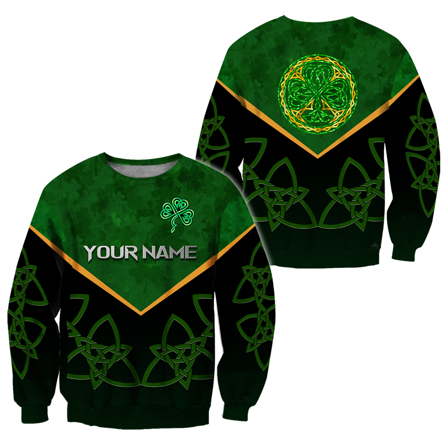 Customize Name Irish 3D All Over Printed Unisex Shirts Saint Patrick's Day