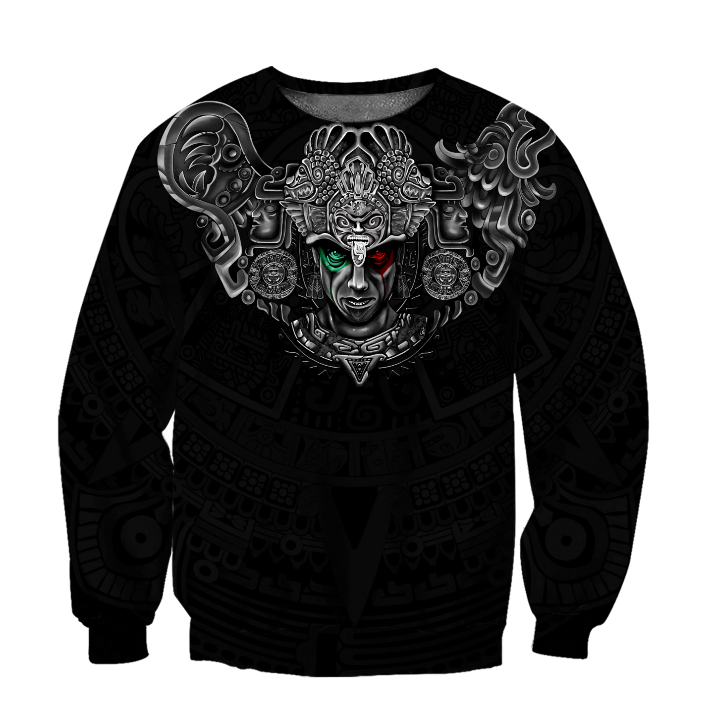 Aztec Warrior 3D All Over Printed Hoodie