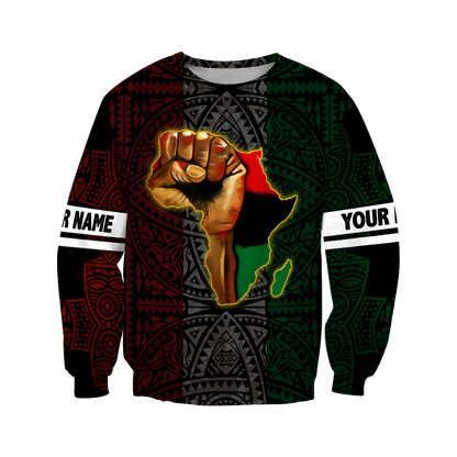 African American Persionalized Your Name 3D All Over Printed Shirts JJ27052101 KT