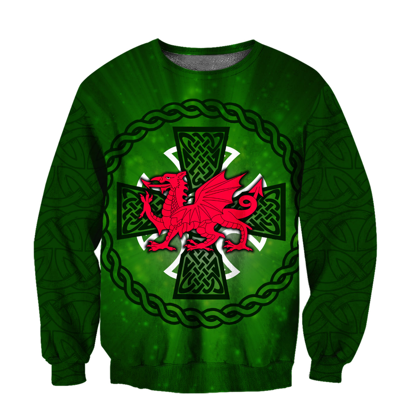 Celtic Wales Dragon Tattoo Hoodie For Men And Women
