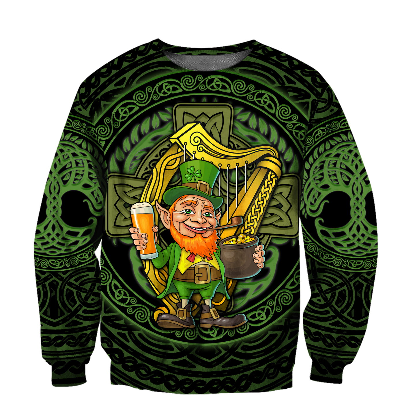Premium Unisex Hoodie Irish St.Patrick Let Drink ML