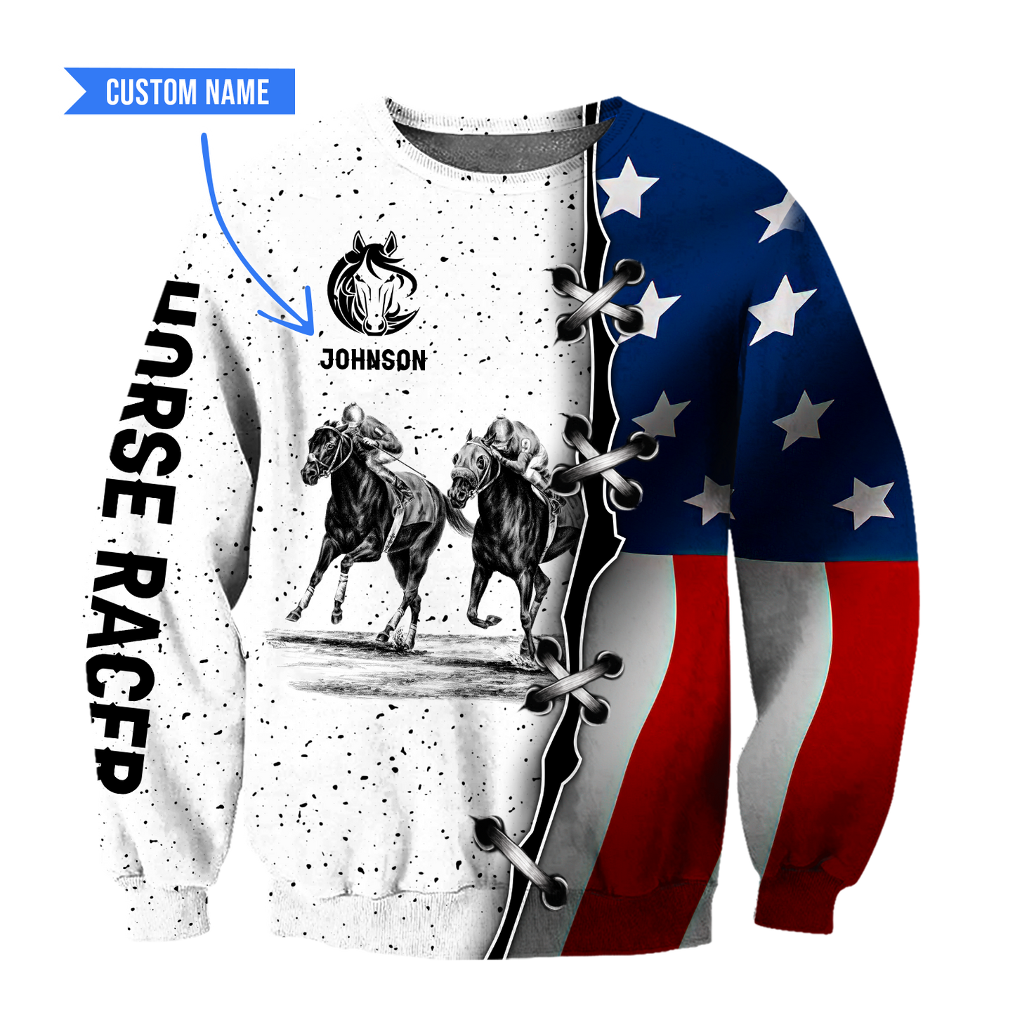 Horse Racing 3D All Over Printed Shirts For Men And Women TN