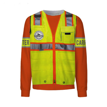 Personalized Name Carpenter 3D All Over Printed Unisex Safety Ver 2