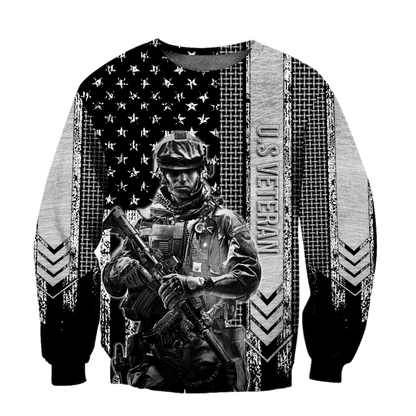 US Army Veteran Camo 3D All Over Printed