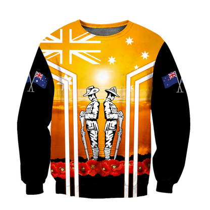 Premium Anzac Day Lest We Forget 3D All Over Printed Unisex