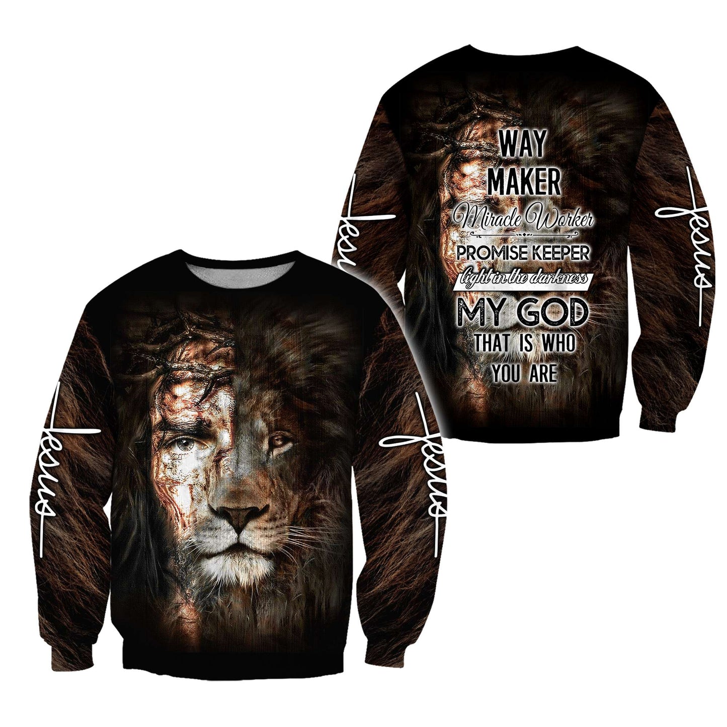 Premium Christian Jesus Easter 3D All Over Printed Unisex Shirts