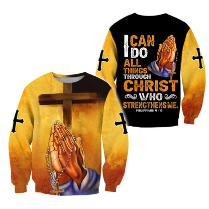 I Can Do All Things Through Christ - Christian - 3D All Over Printed Style for Men and Women