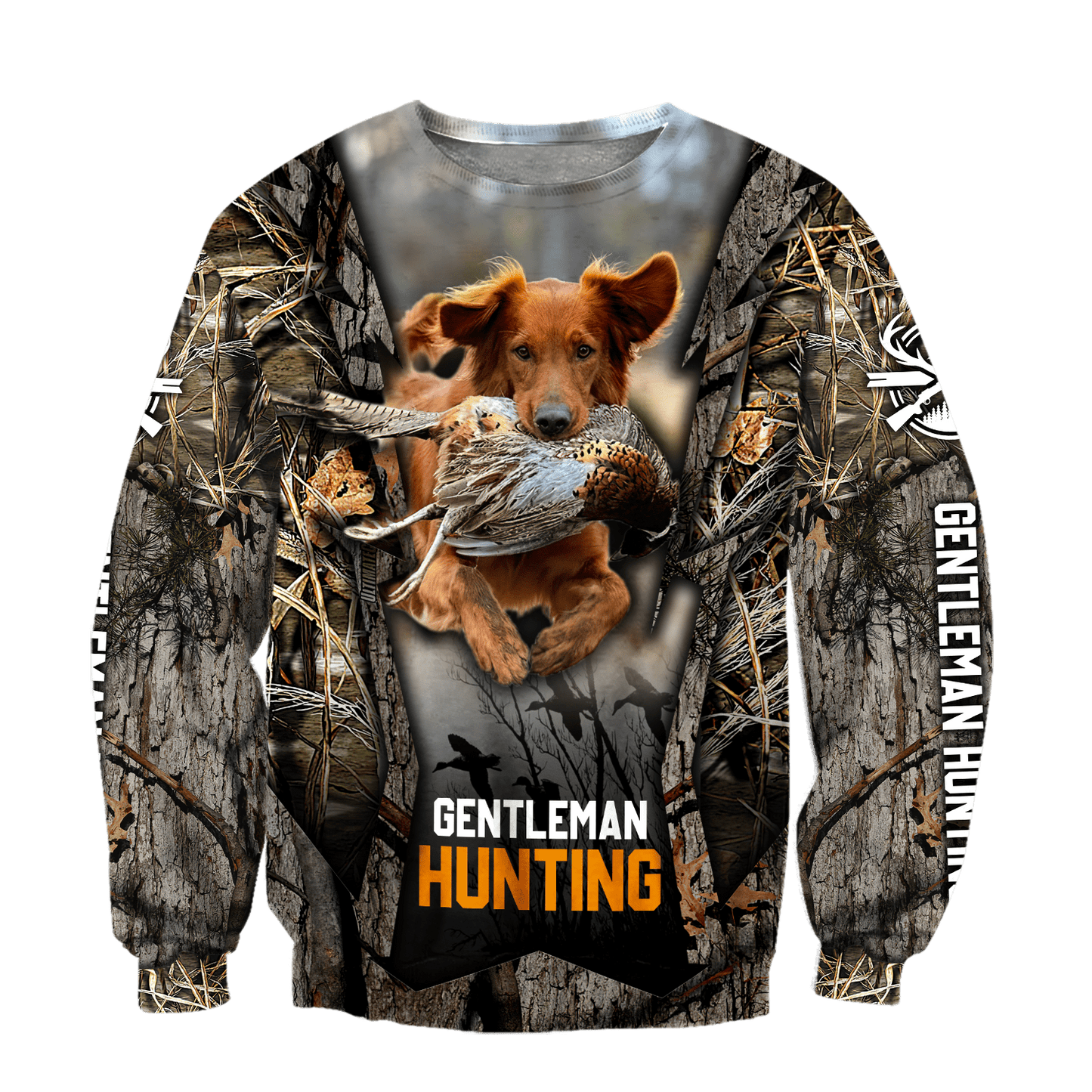 Hunting Dog 3D Over Printed Unisex Deluxe Hoodie ML