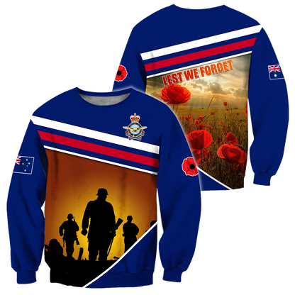 Lest We Forget Anzac Day 3D All Over Printed
