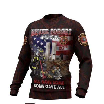 Customize Name Firefighter Hoodie For Men And Women