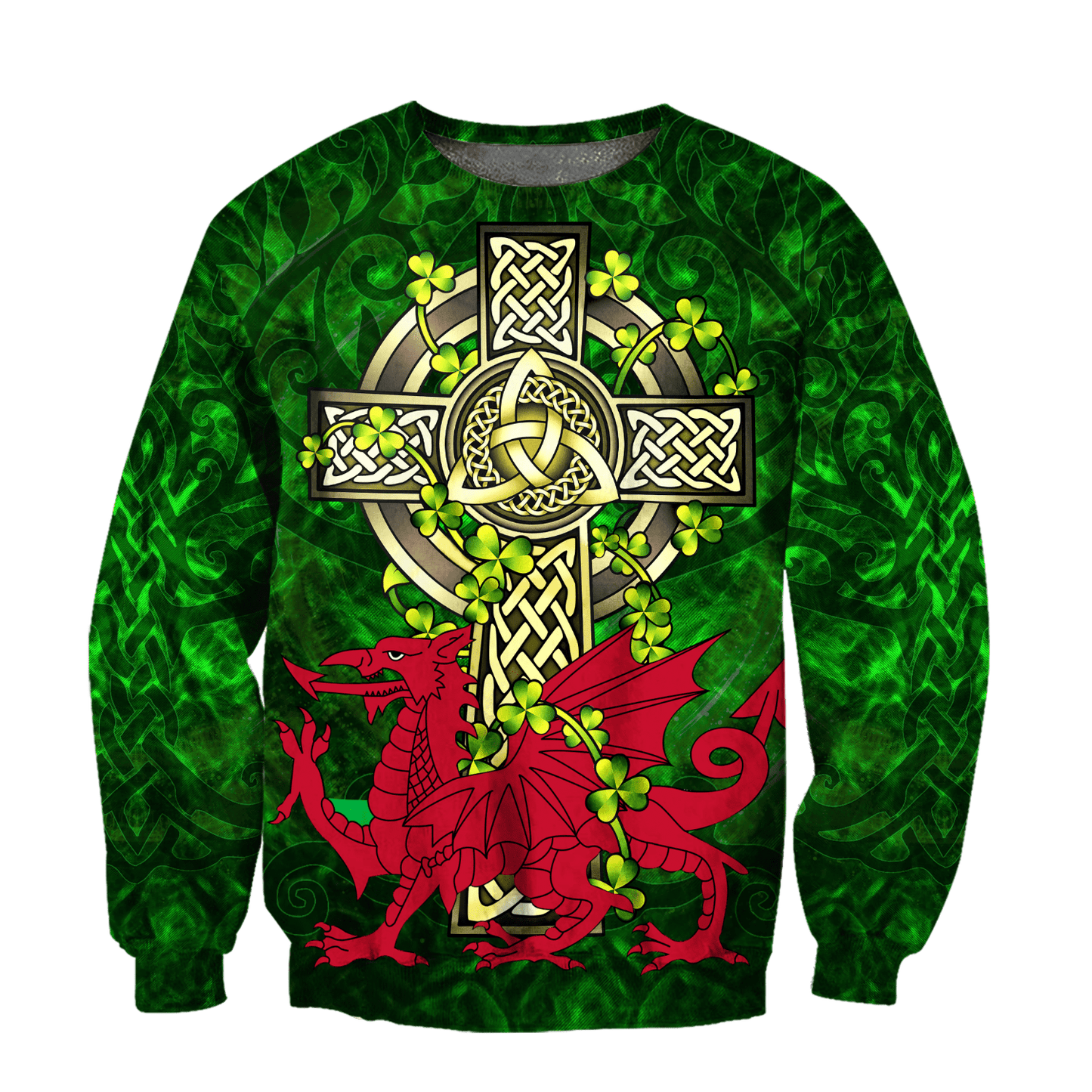Wales Saint Patrick's Day 3D All Over Printed Shirts For Men And Women TN