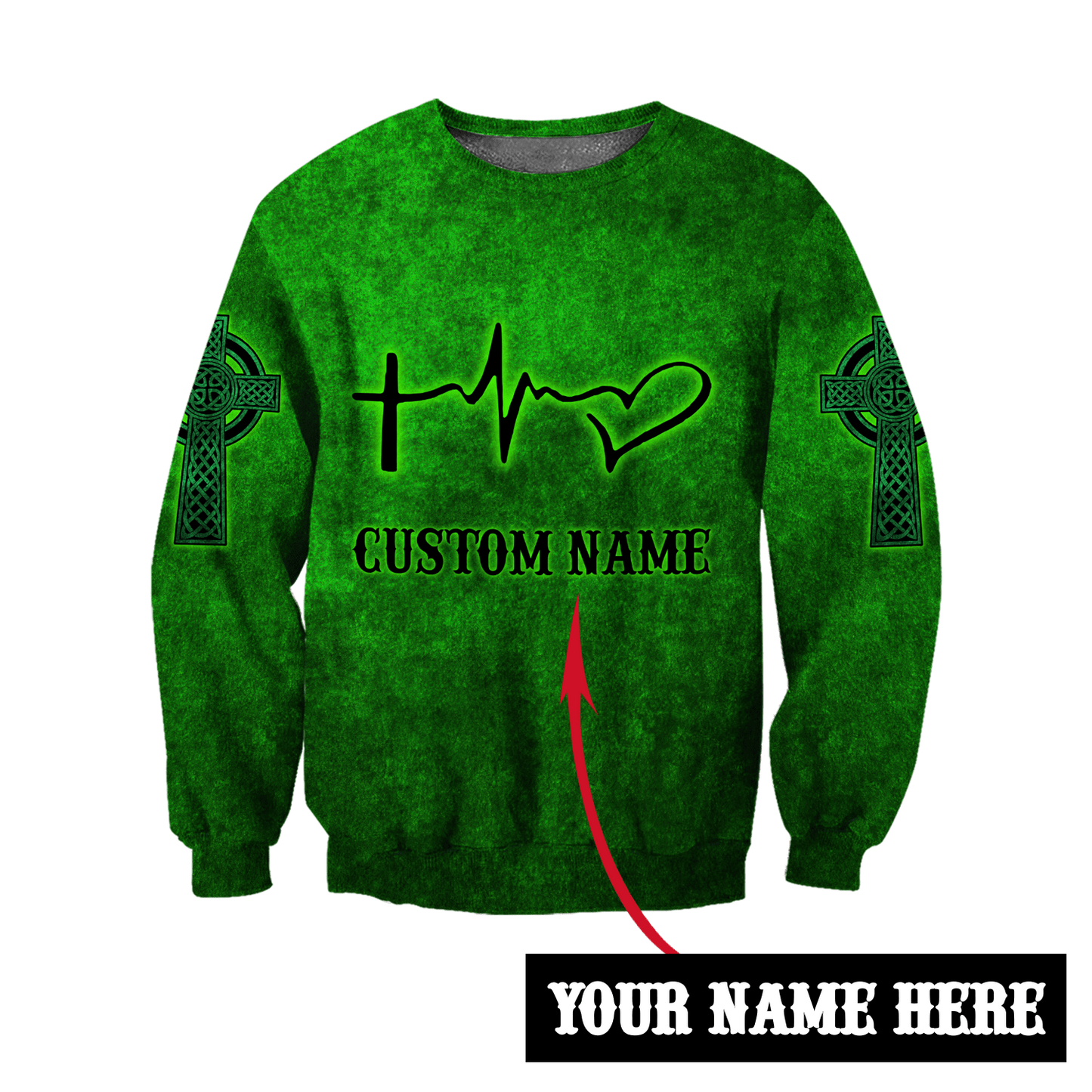 Customize Name Irish Patrick's Day 3D All Over Printed Unisex Shirt