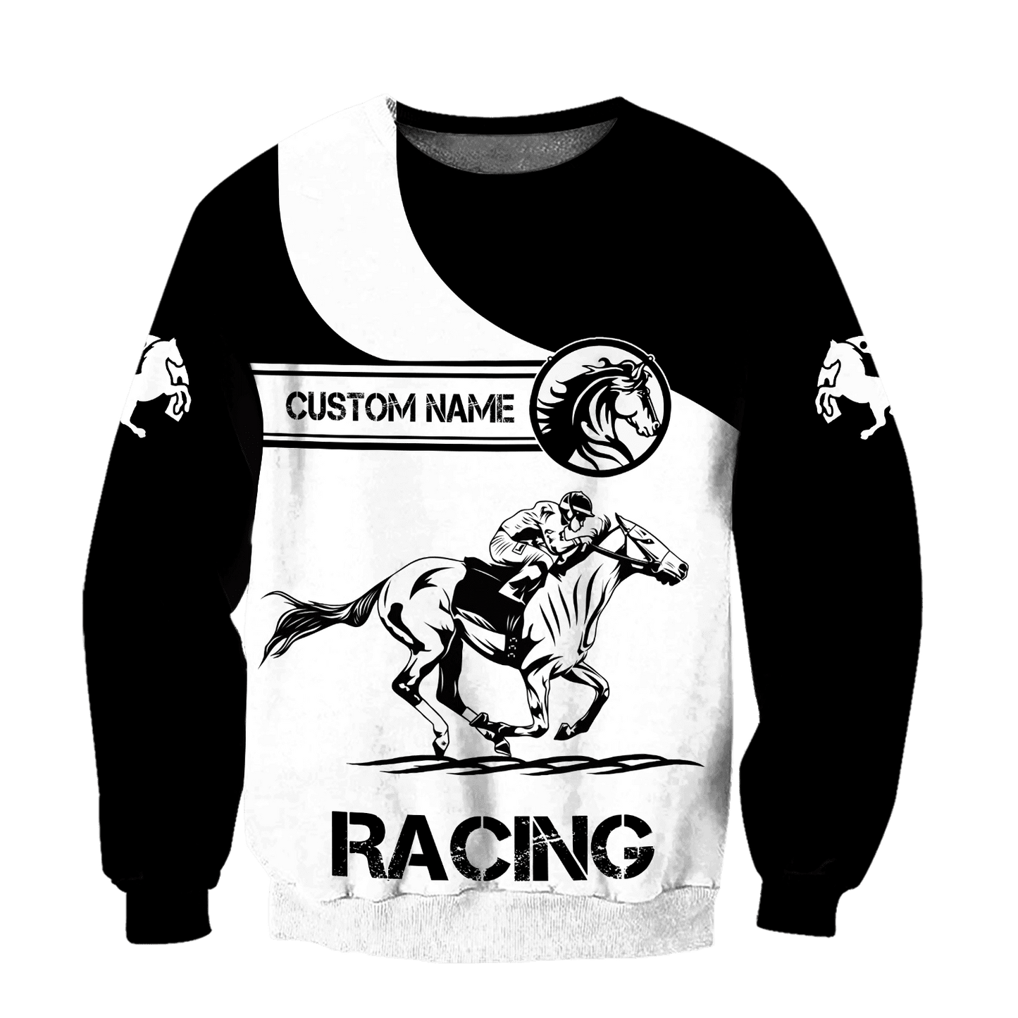 Racing Horse 3D All Over Printed Unisex Shirts
