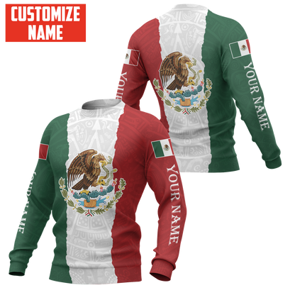 Personalized Name Mexico 3D All Over Printed Unisex Shirts DQB10072101