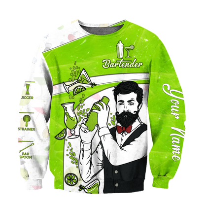 Customize 3D All Over Printed Bartender for men DA19052105