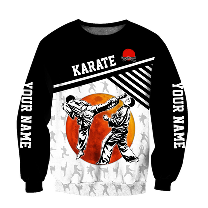 Customize Name Karate Hoodie For Men And Women MH08032103