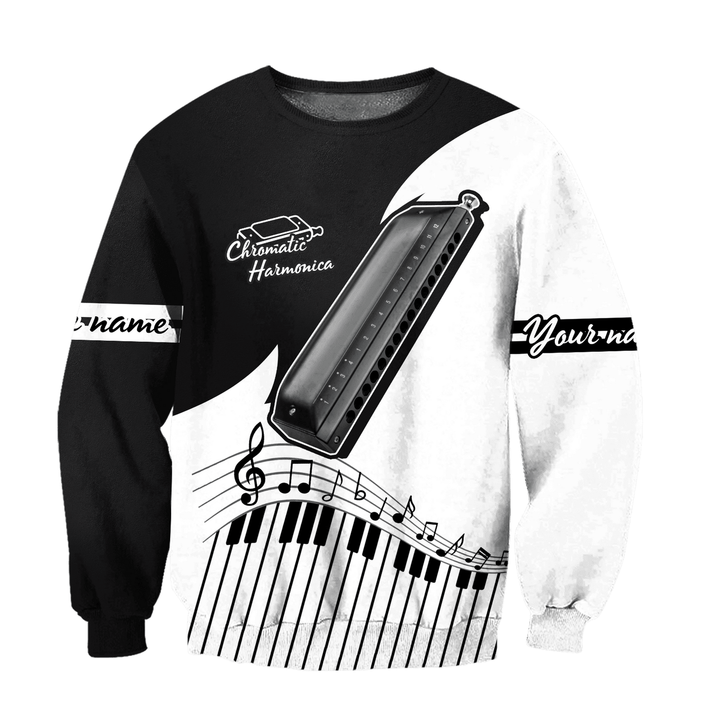 Personalized Harmonica Music 3D Printed Unisex Shirt HHT10072120