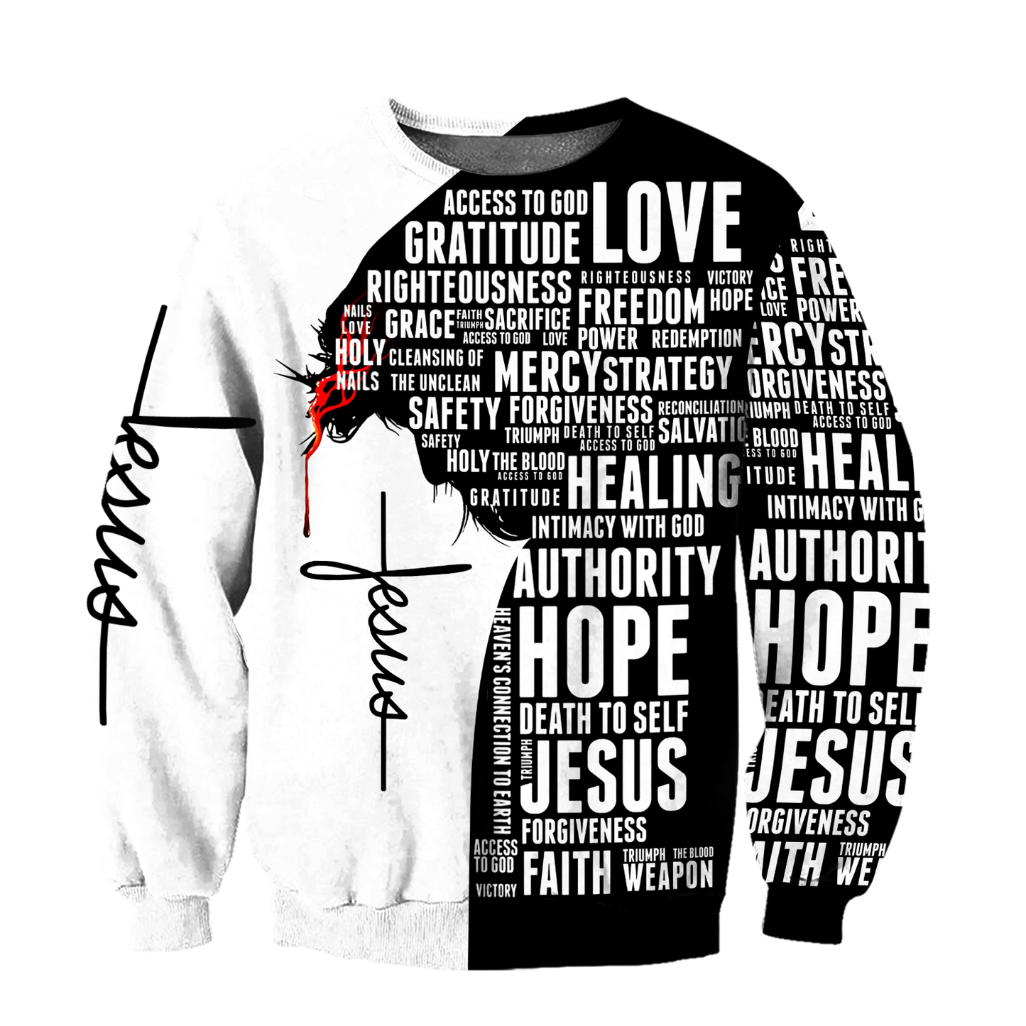 Premium Unisex Hoodie 3D All Over Printed Easter Day Christian Jesus No14 ML