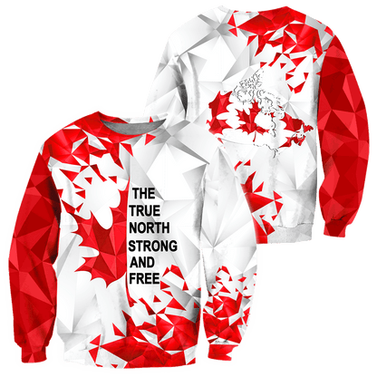Canada Day No25 Premium Unisex Hoodie Maple Leaf