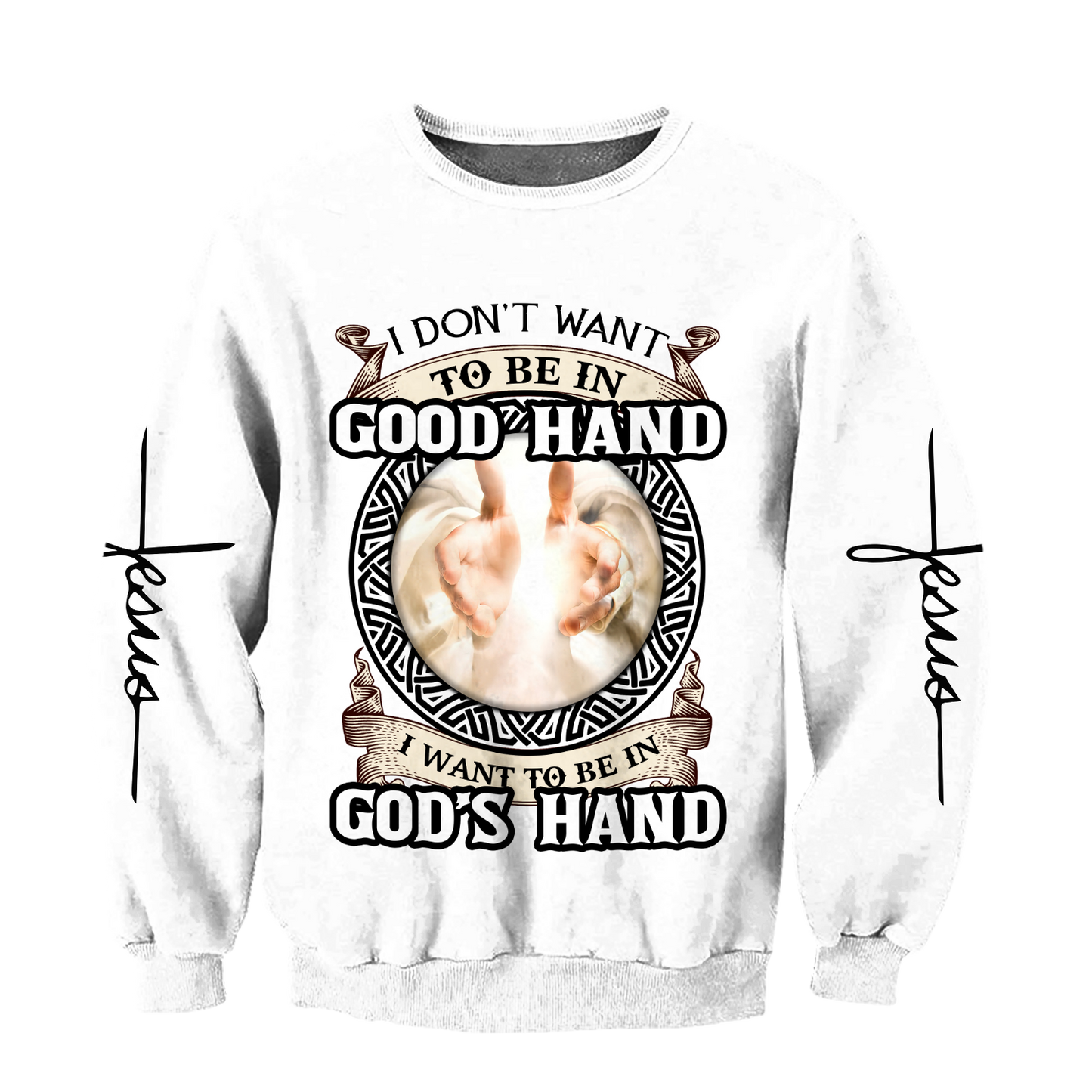 Premium Unisex Hoodie Easter Day Christian Jesus Hand Of God No59 ML
