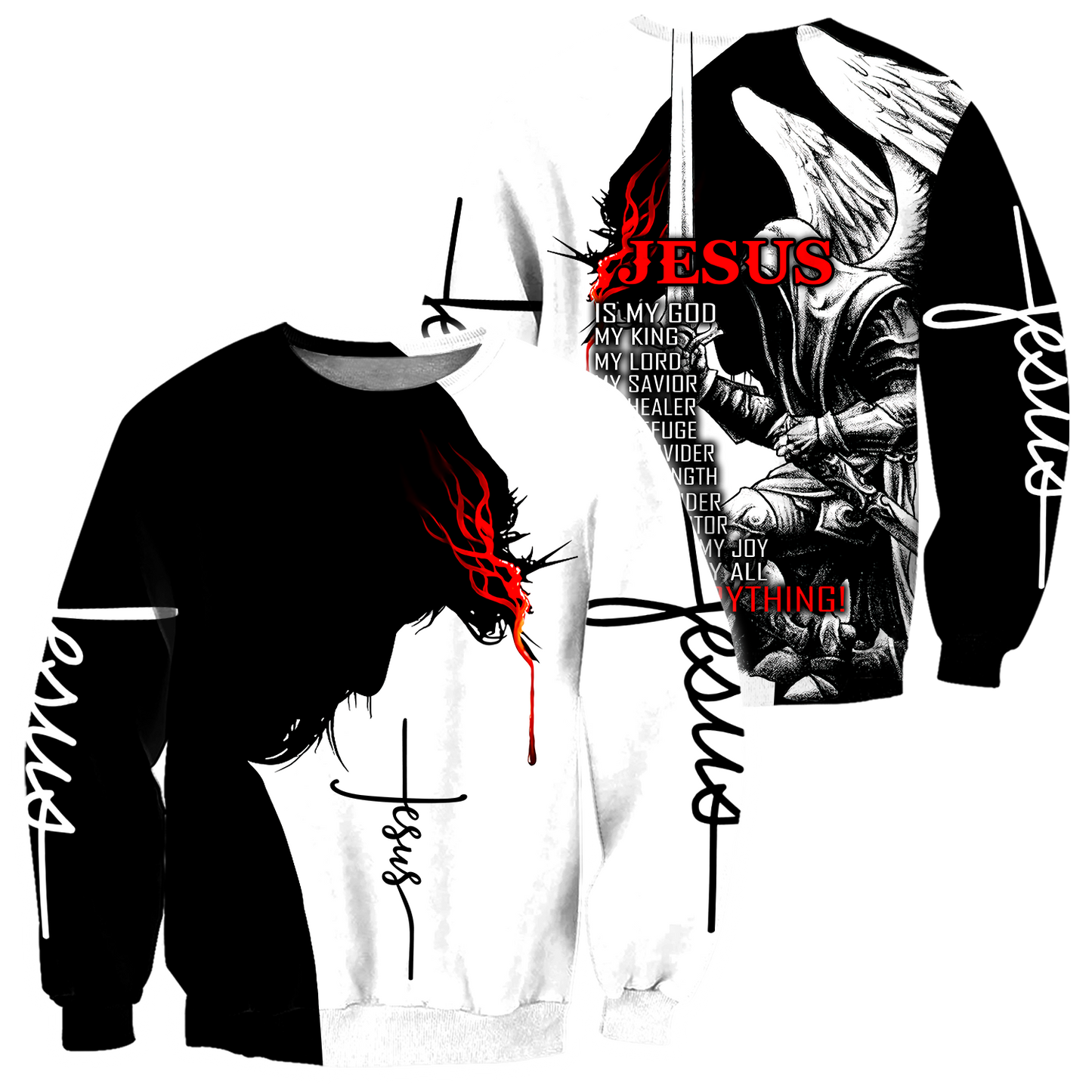 Premium Unisex Hoodie Easter Day Christian Jesus No30 ML
