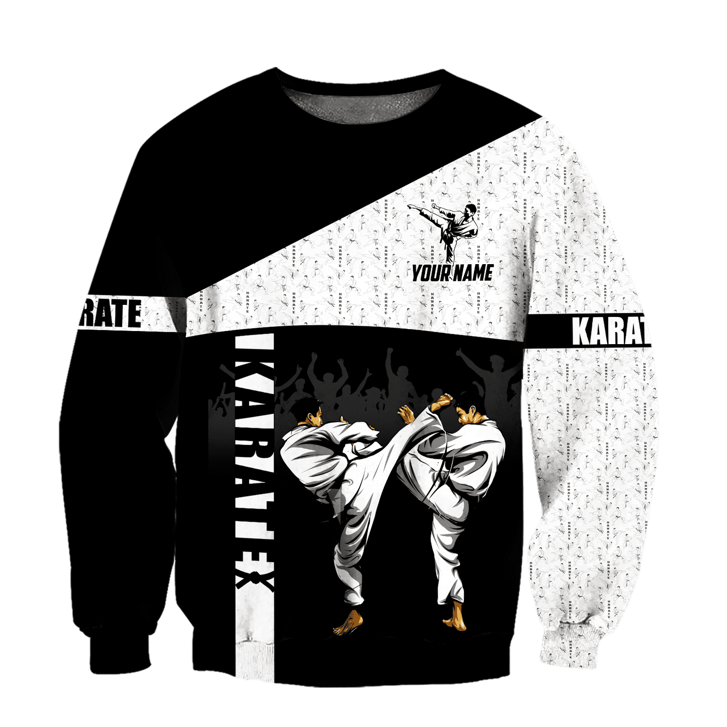 Customize Name Karate 3D All Over Printed Unisex Shirts